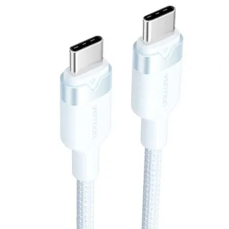 Vention Cable USB 2.0 Tipo-C a Tipo-C 3A 60W 480Mbps 1m Azul